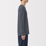 紳士　あったか綿　Ｖネック長袖Ｔシャツ