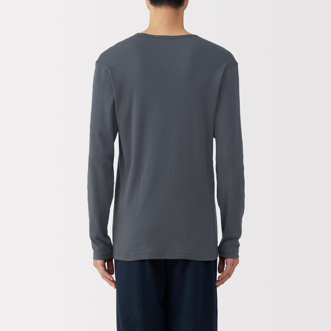 紳士　あったか綿　Ｖネック長袖Ｔシャツ