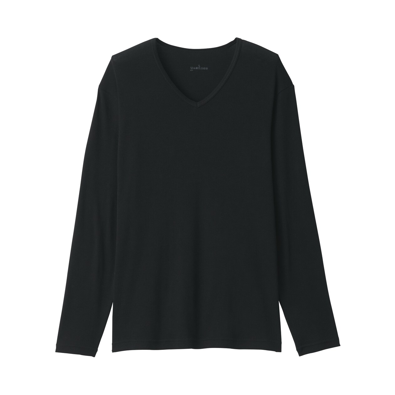 紳士　あったか綿　Ｖネック長袖Ｔシャツ