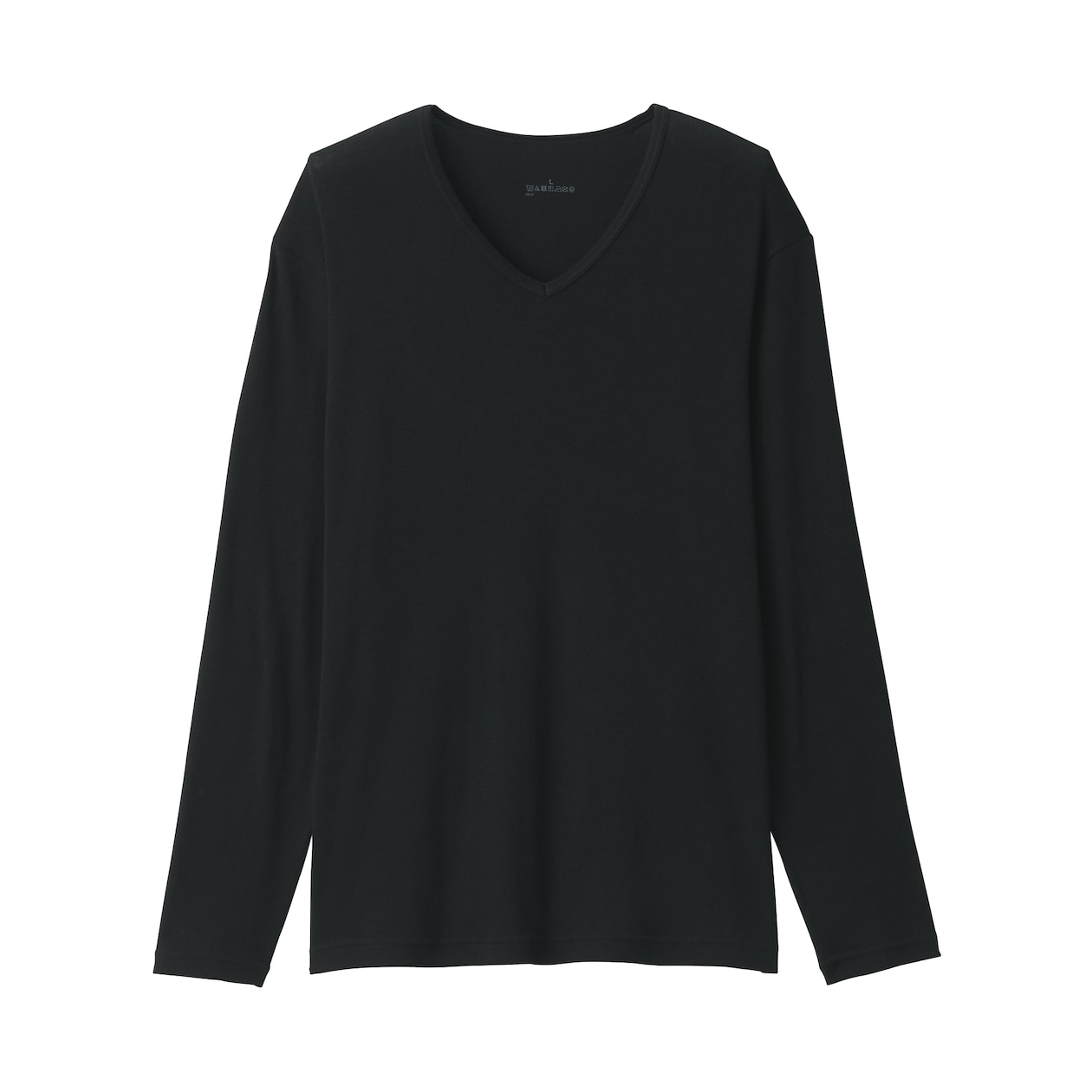 紳士　あったか綿　Ｖネック長袖Ｔシャツ