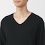 紳士　あったか綿　Ｖネック長袖Ｔシャツ