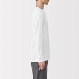 紳士　あったか綿　厚手　クルーネック長袖Ｔシャツ