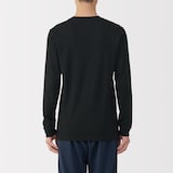 紳士　あったか綿　厚手　クルーネック長袖Ｔシャツ