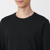 紳士　あったか綿　厚手　クルーネック長袖Ｔシャツ