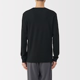 紳士　あったか綿　ウールクルーネック長袖Ｔシャツ