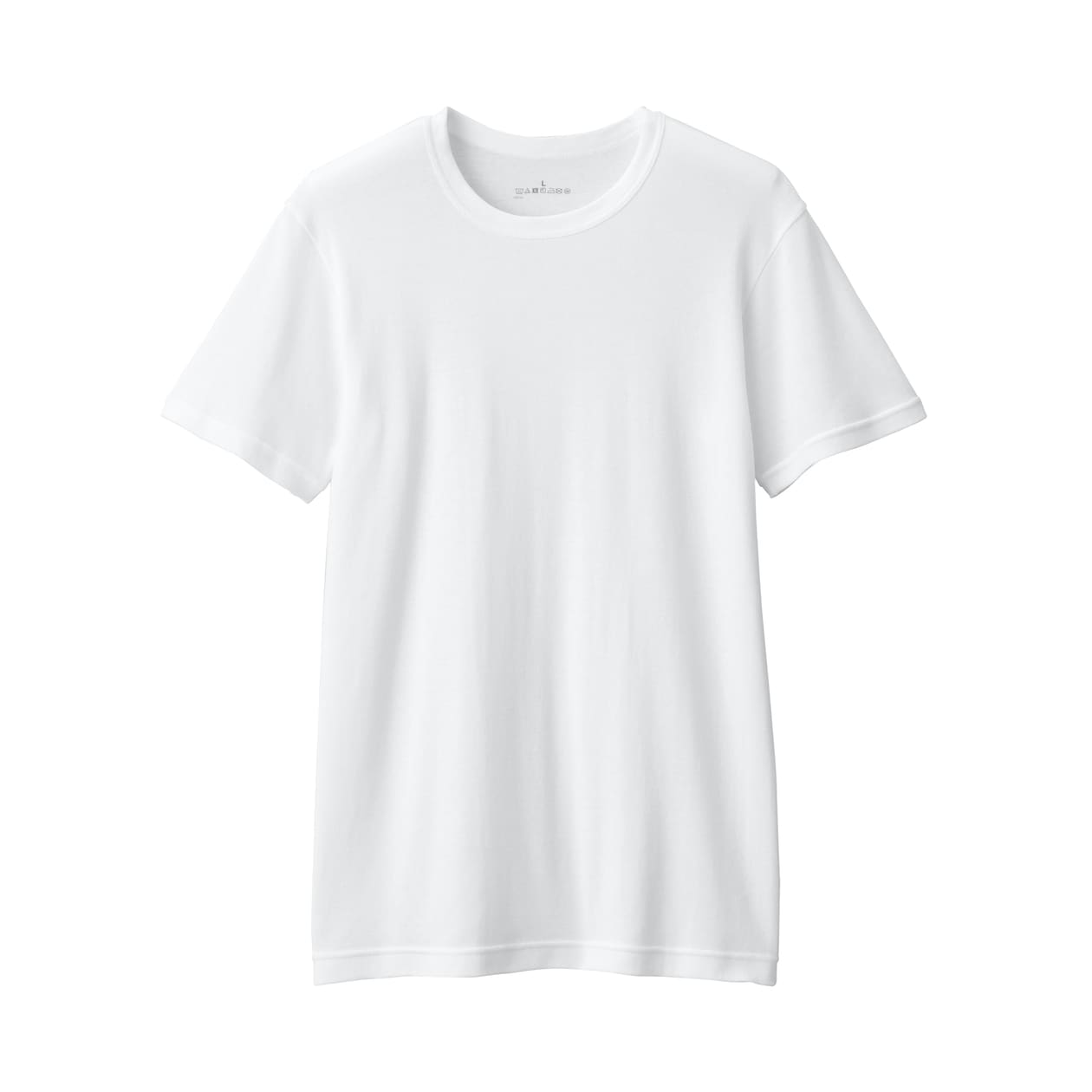紳士　あったか綿　クルーネック半袖Ｔシャツ