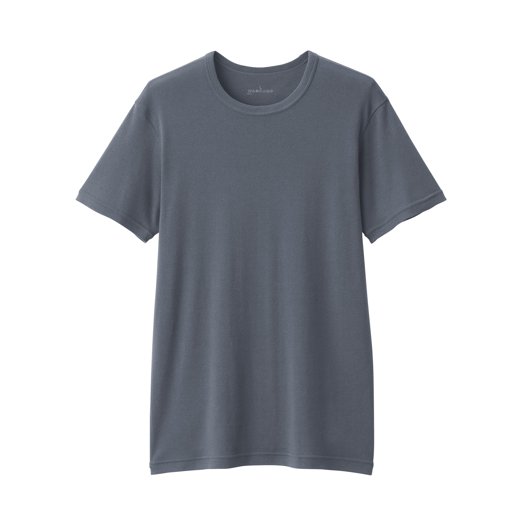 紳士　あったか綿　クルーネック半袖Ｔシャツ