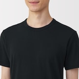 紳士　あったか綿　クルーネック半袖Ｔシャツ