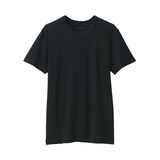 紳士　あったか綿　クルーネック半袖Ｔシャツ