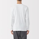 紳士　あったか綿　クルーネック長袖Ｔシャツ