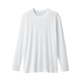紳士　あったか綿　クルーネック長袖Ｔシャツ