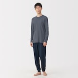 紳士　あったか綿　クルーネック長袖Ｔシャツ