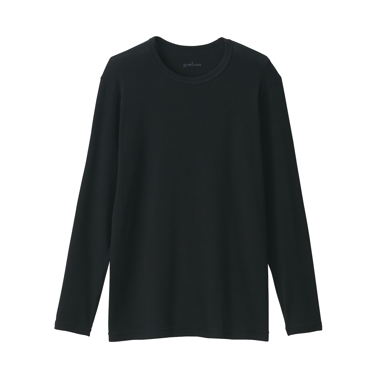 紳士　あったか綿　クルーネック長袖Ｔシャツ