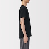 紳士　あったか綿　Ｖネック半袖Ｔシャツ