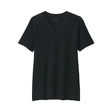 紳士　あったか綿　Ｖネック半袖Ｔシャツ