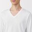 紳士　あったか綿　厚手　Ｖネック長袖Ｔシャツ