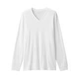 紳士　あったか綿　厚手　Ｖネック長袖Ｔシャツ