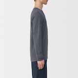 紳士　あったか綿　厚手　Ｖネック長袖Ｔシャツ