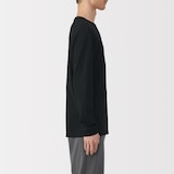 紳士　あったか綿　厚手　Ｖネック長袖Ｔシャツ