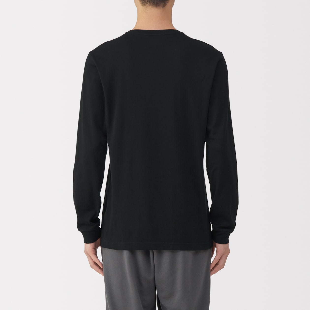 紳士　あったか綿　厚手　Ｖネック長袖Ｔシャツ