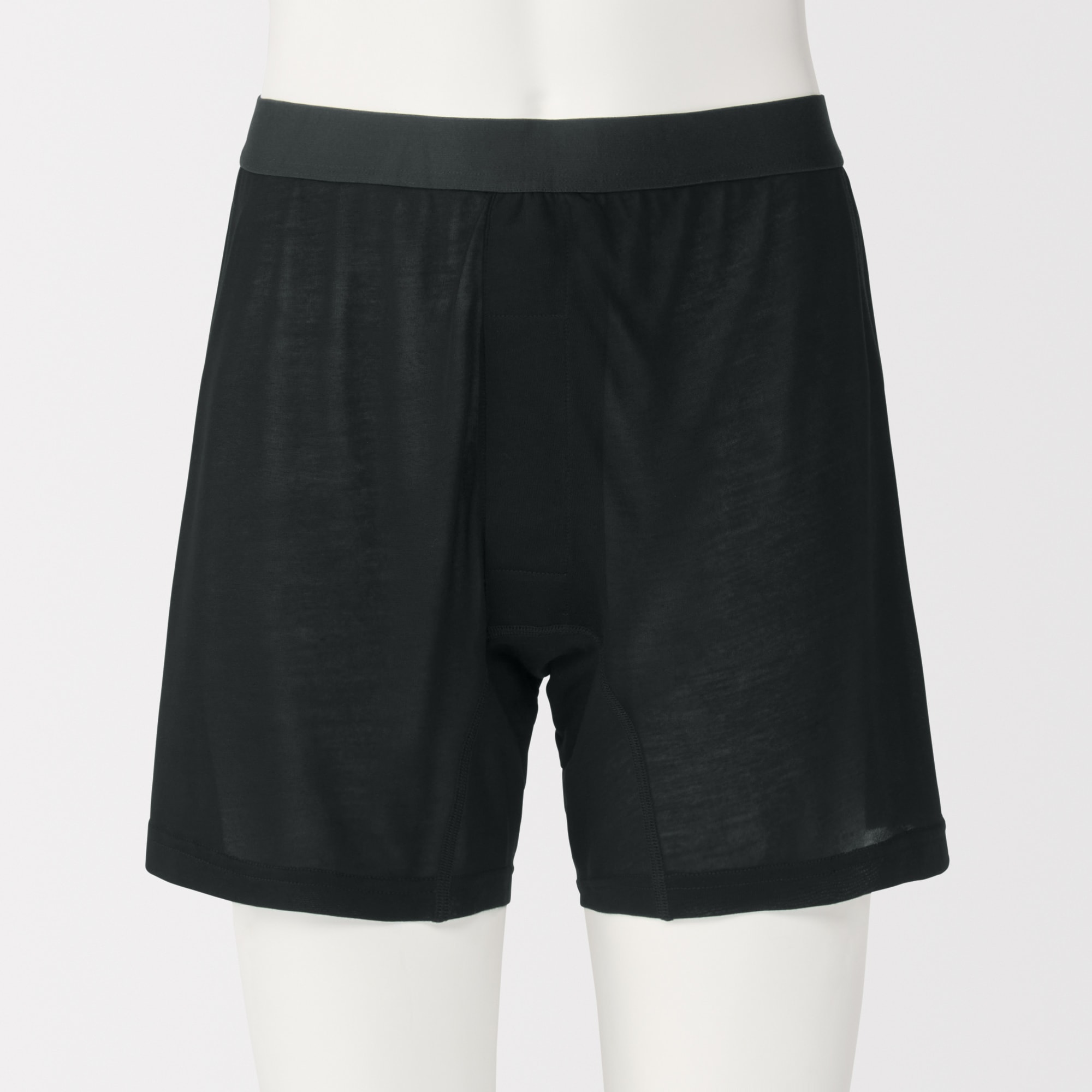 紳士 なめらか 前開きニットトランクス | 無印良品