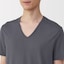 紳士　脇に縫い目のない　なめらか　Ｖネック半袖Ｔシャツ