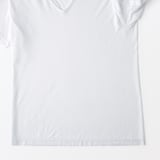 紳士　脇に縫い目のない　なめらか　Ｖネック半袖Ｔシャツ