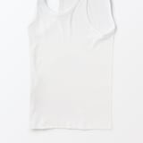 紳士　脇に縫い目のない　２枚組み　リブ編みタンクトップ