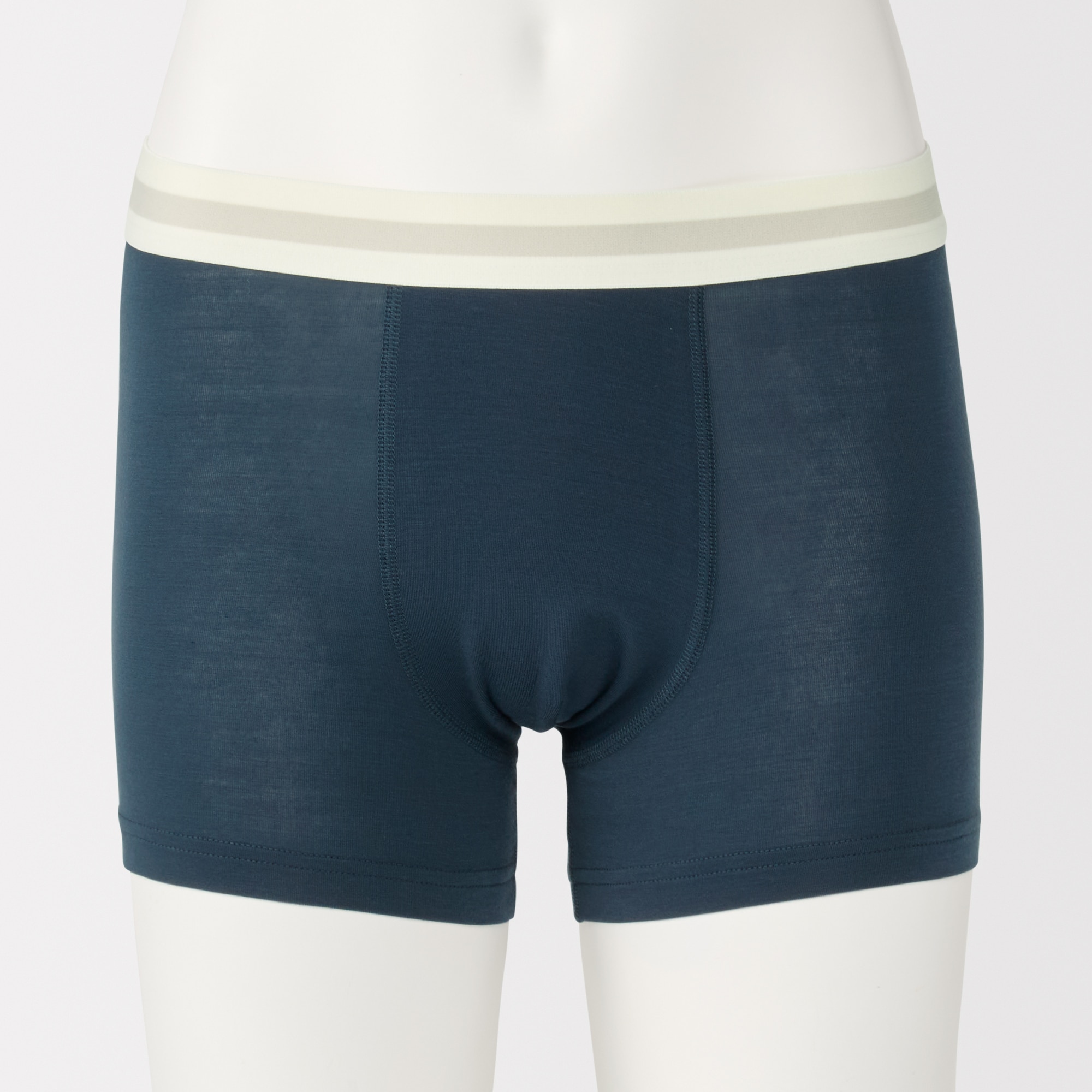 紳士　なめらか　前閉じローライズボクサーパンツ