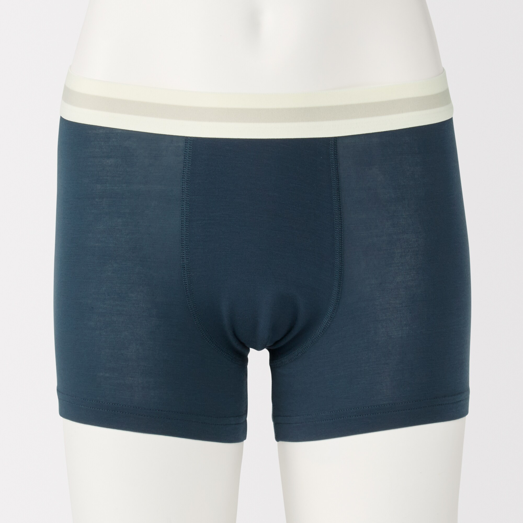 紳士　なめらか　前閉じローライズボクサーパンツ