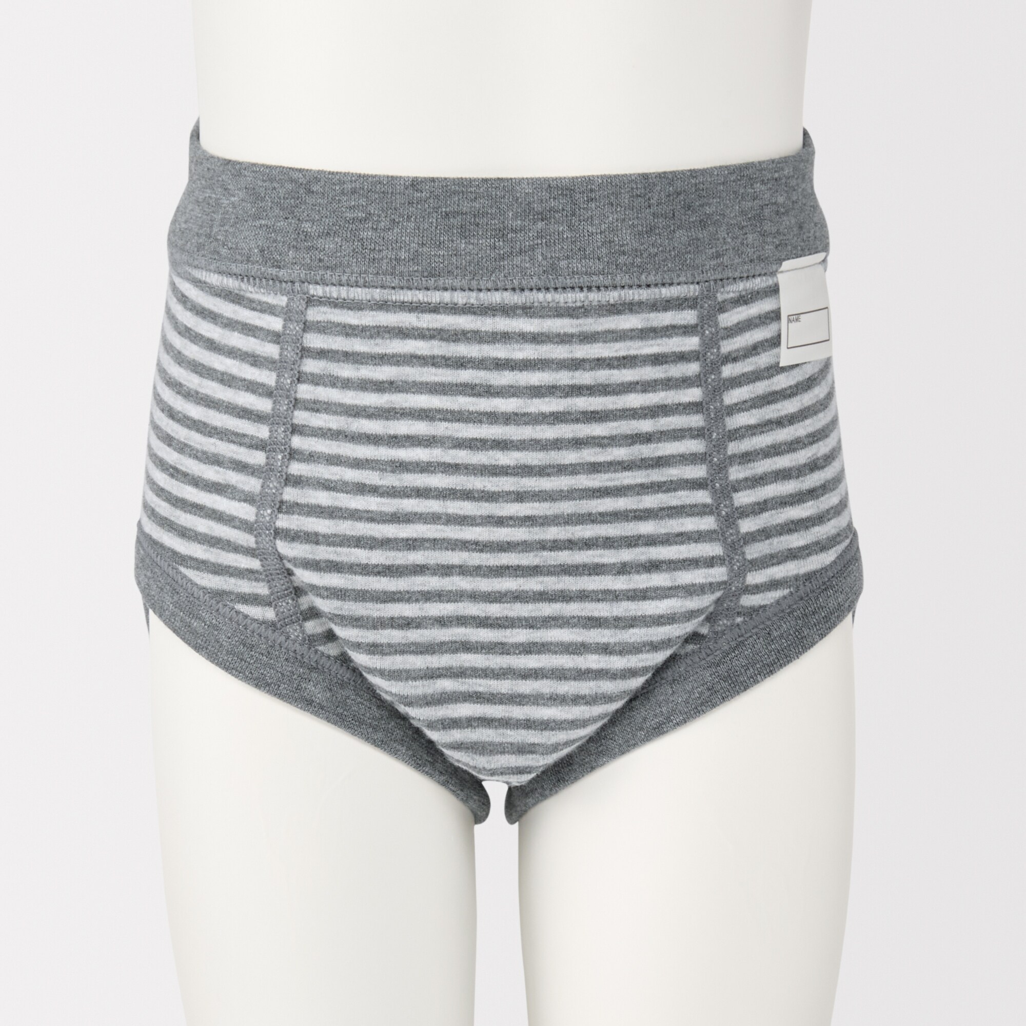 ベビー　フライス編み前閉じブリーフ