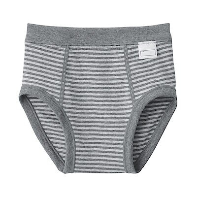 ベビー　フライス編み前閉じブリーフ