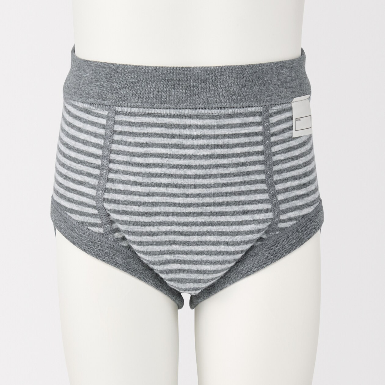 ベビー　フライス編み前閉じブリーフ