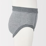 ベビー　フライス編み前閉じブリーフ