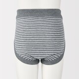 ベビー　フライス編み前閉じブリーフ
