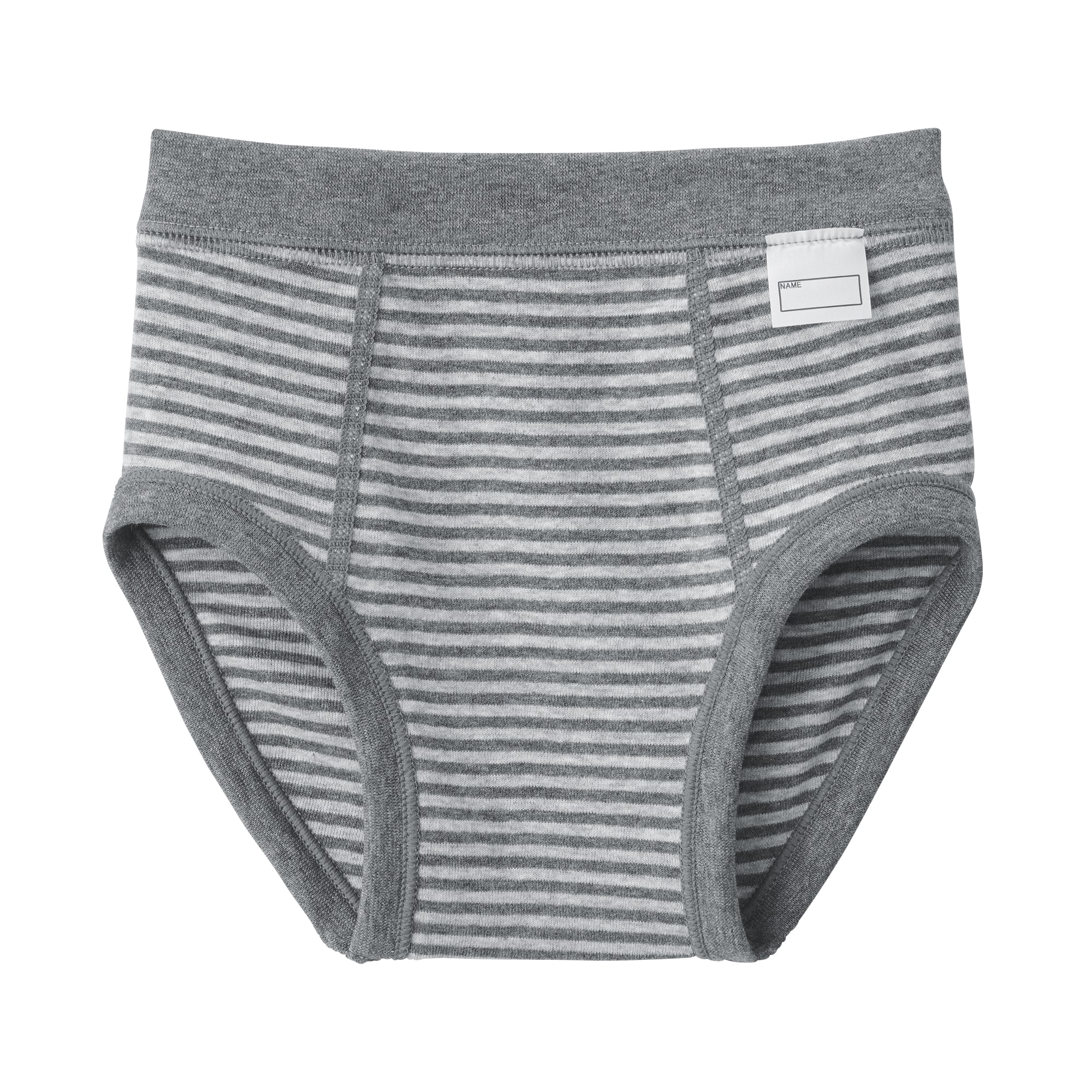 ベビー　フライス編み前閉じブリーフ