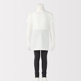 キッズ　フライス編みクルーネック半袖Ｔシャツ【インナー】