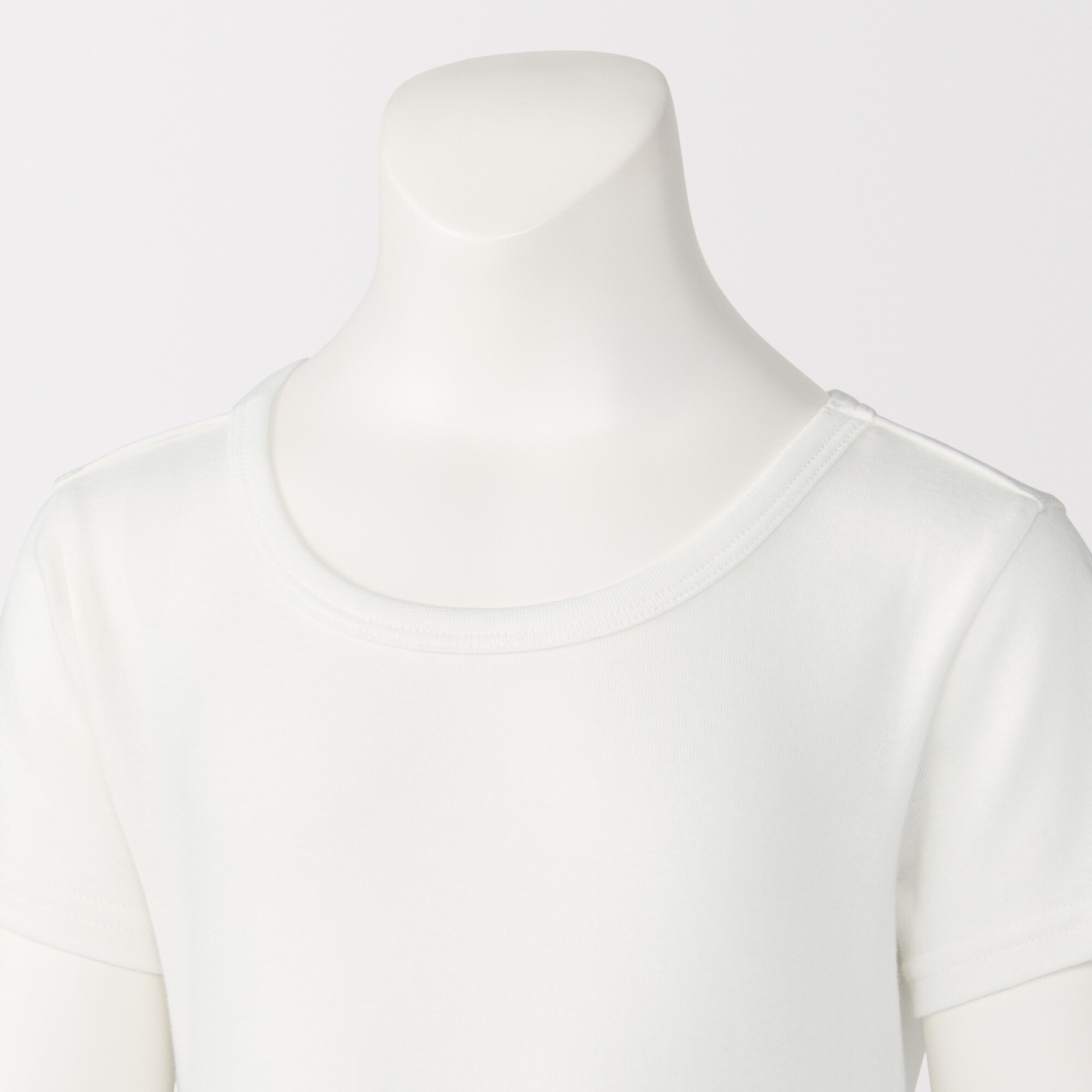 キッズ　フライス編みクルーネック半袖Ｔシャツ【インナー】