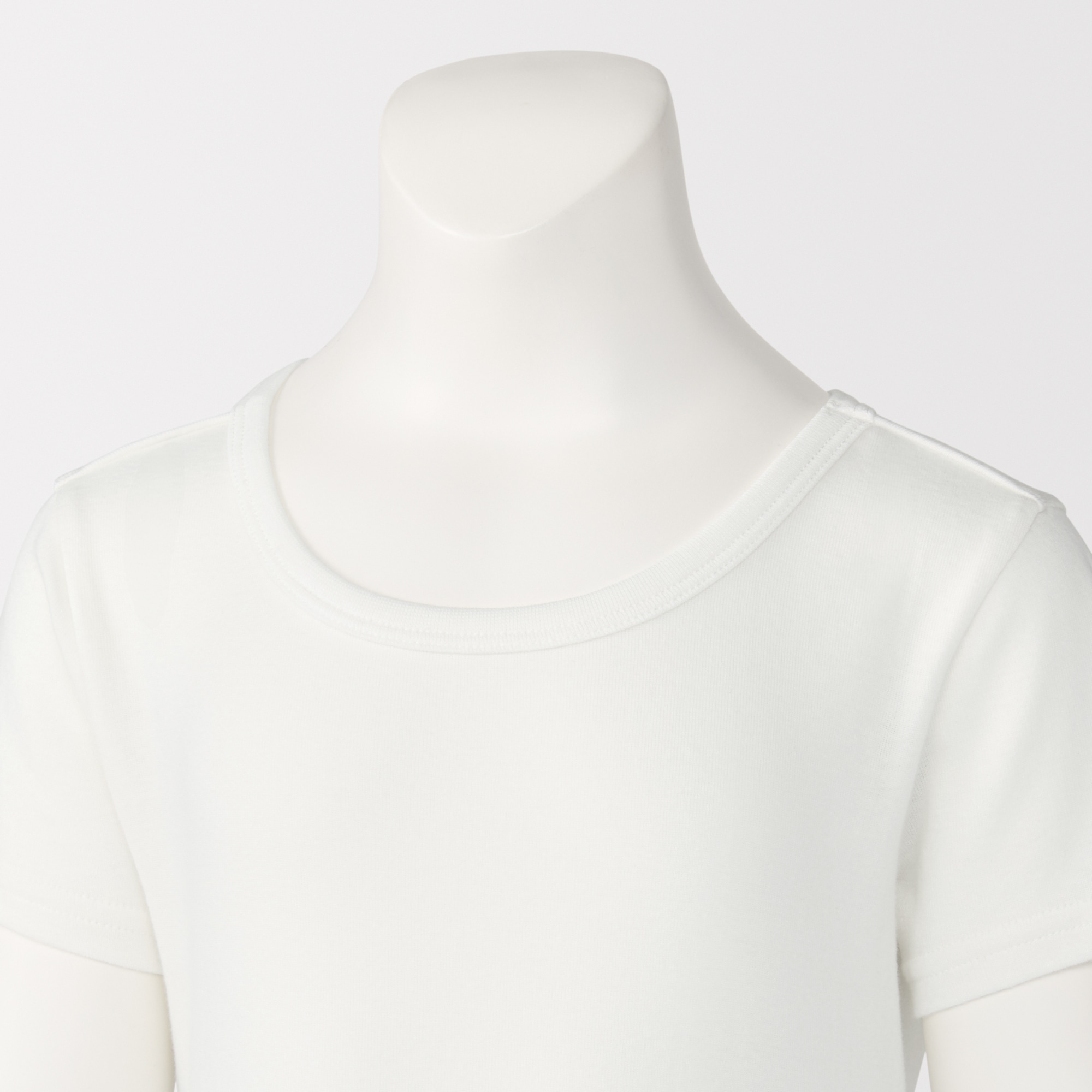 キッズ　フライス編みクルーネック半袖Ｔシャツ【インナー】