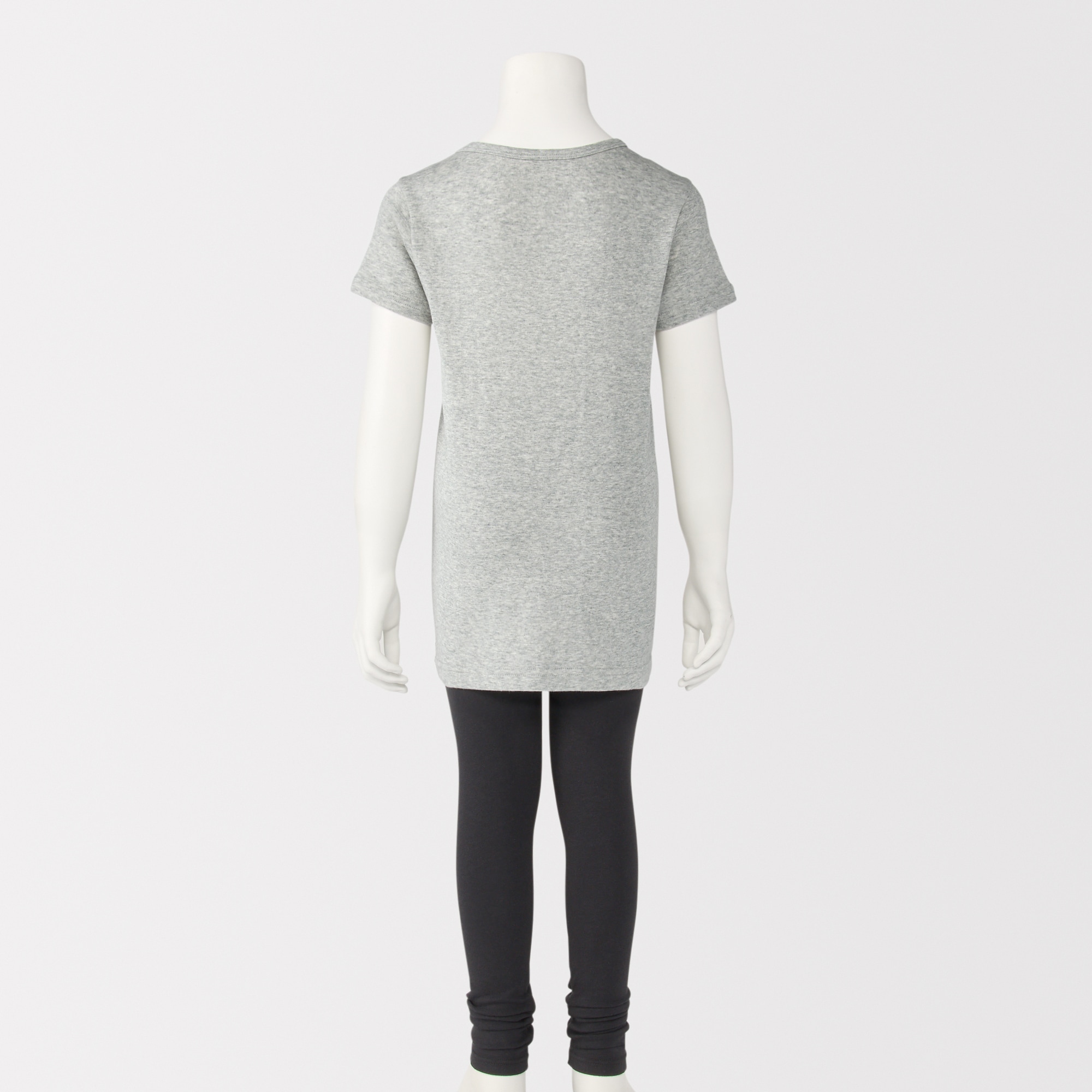 キッズ　フライス編みクルーネック半袖Ｔシャツ【インナー】