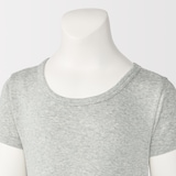 キッズ　フライス編みクルーネック半袖Ｔシャツ【インナー】