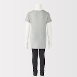 キッズ　フライス編みクルーネック半袖Ｔシャツ【インナー】