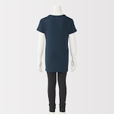 キッズ　フライス編みクルーネック半袖Ｔシャツ【インナー】