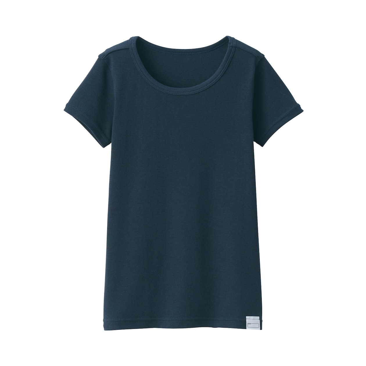 キッズ　フライス編みクルーネック半袖Ｔシャツ【インナー】