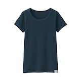 キッズ　フライス編みクルーネック半袖Ｔシャツ【インナー】