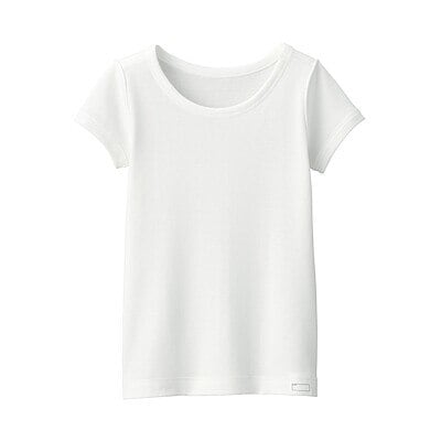 ベビー　フライス編みクルーネック半袖Ｔシャツ【インナー】