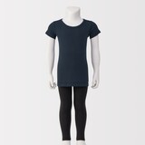 ベビー　フライス編みクルーネック半袖Ｔシャツ【インナー】