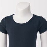 ベビー　フライス編みクルーネック半袖Ｔシャツ【インナー】