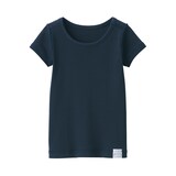 ベビー　フライス編みクルーネック半袖Ｔシャツ【インナー】