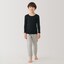 キッズ　あったか綿　クルーネック長袖Ｔシャツ